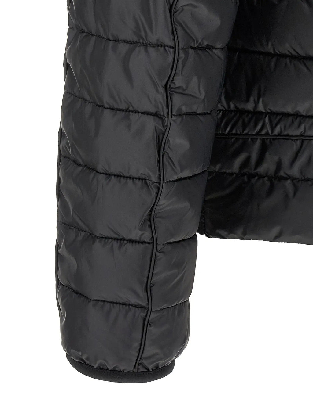 Diesel Black Polyester Full-Length Jacket