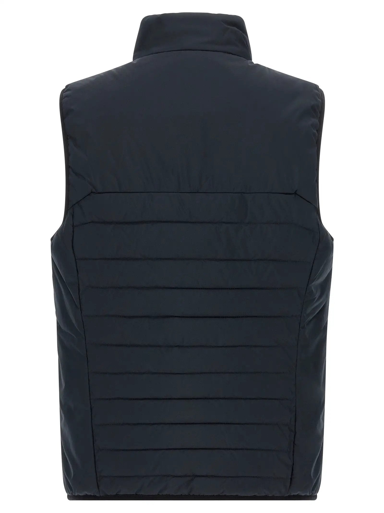 Hugo Boss Blue Polyester Sleeveless Jacket