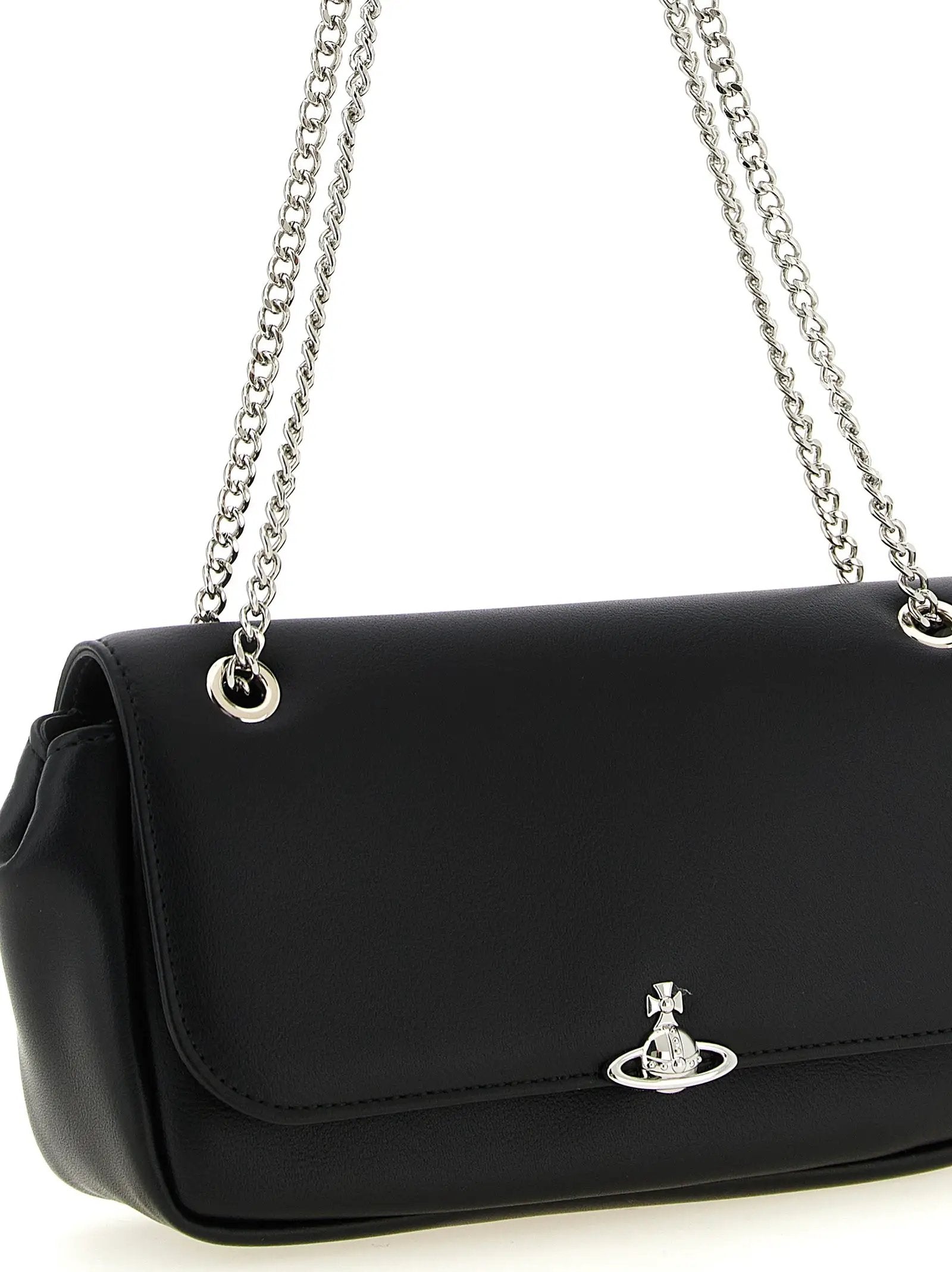Vivienne Westwood Black Polyester Crossbody Bag