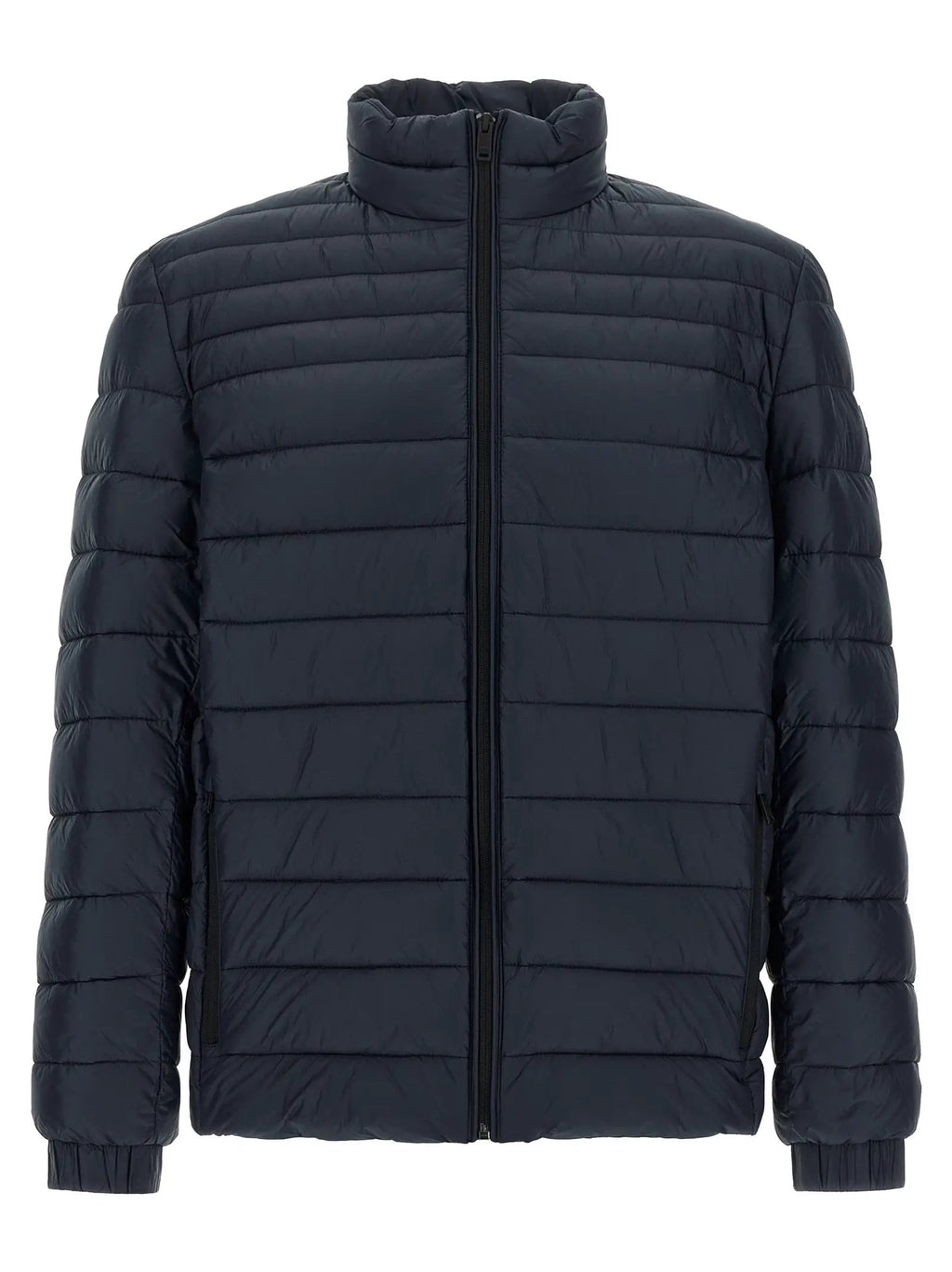 Hugo Boss Blue Polyamide Full-Length Jacket