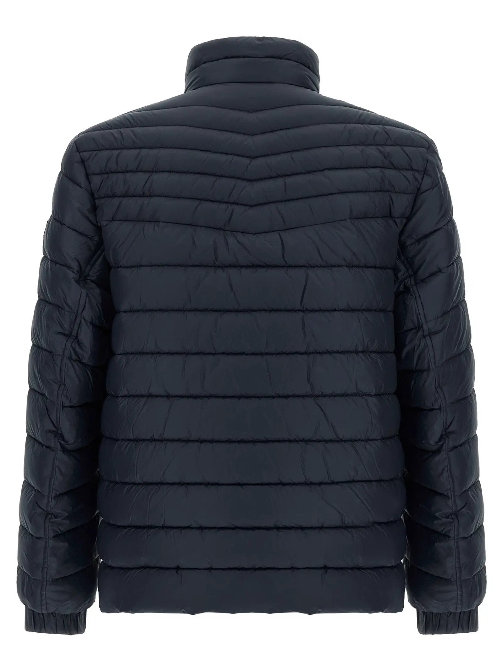 Hugo Boss Blue Polyamide Full-Length Jacket