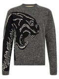 Valentino Garavani Bicolor Virgin Wool Cardigan