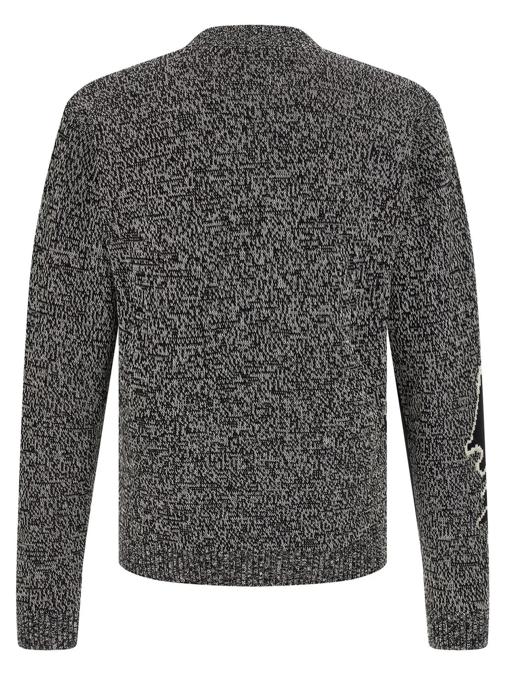 Valentino Garavani Bicolor Virgin Wool Cardigan