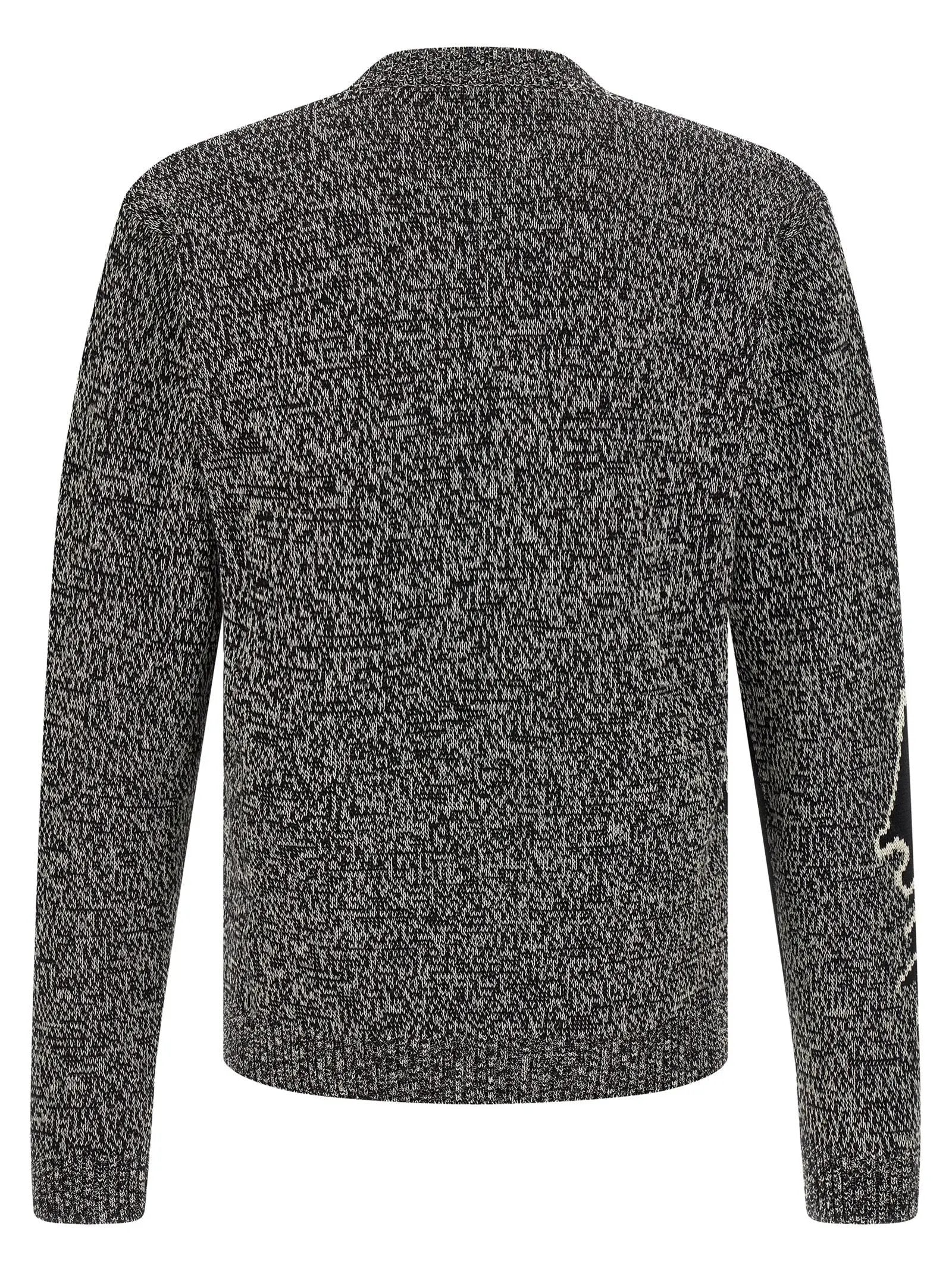 Valentino Garavani Bicolor Virgin Wool Cardigan