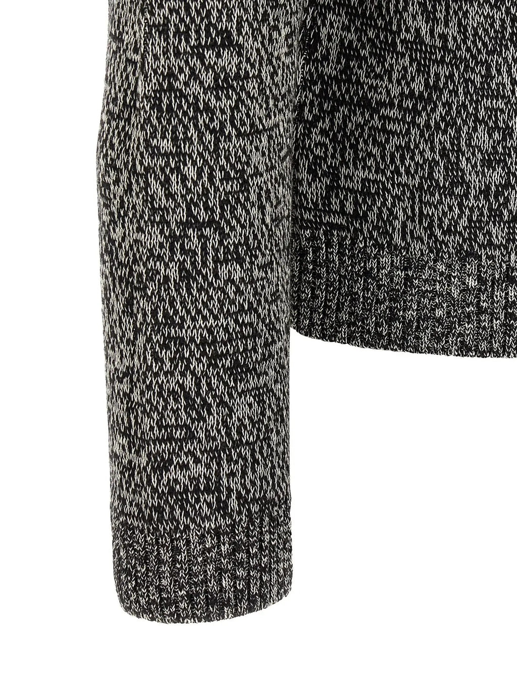 Valentino Garavani Bicolor Virgin Wool Cardigan