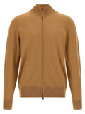 Hugo Boss Brown Virgin Wool Cardigan