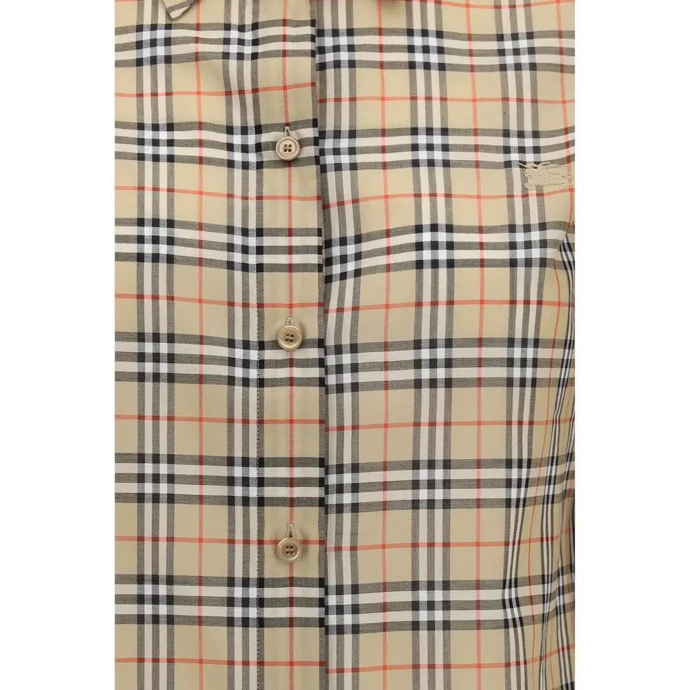 Burberry Burberry Beige Cotton Pattern Shirt