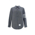 Thom Browne Gray Wool Oves Aries Dress Shirt