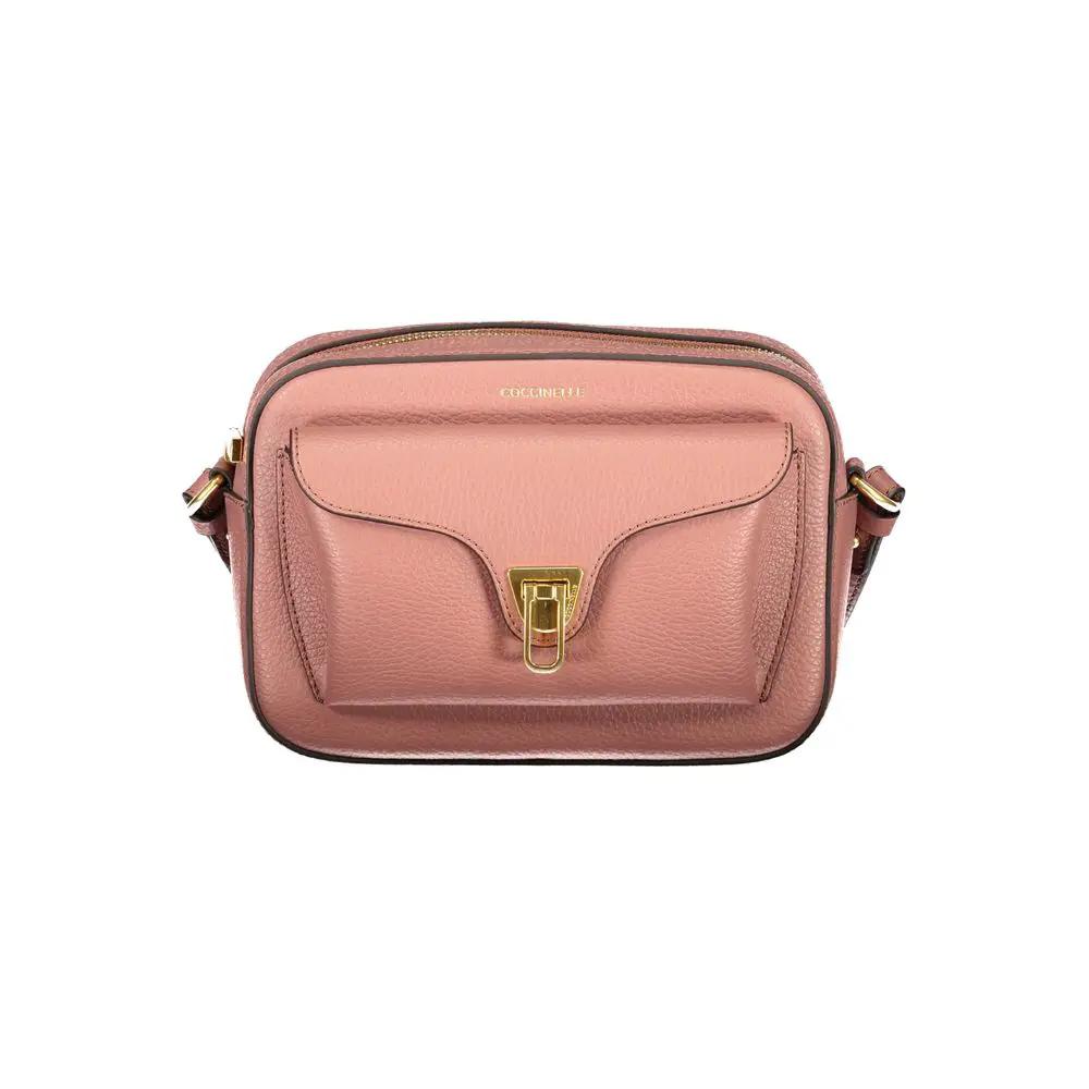 Coccinelle Pink Leather Handbag