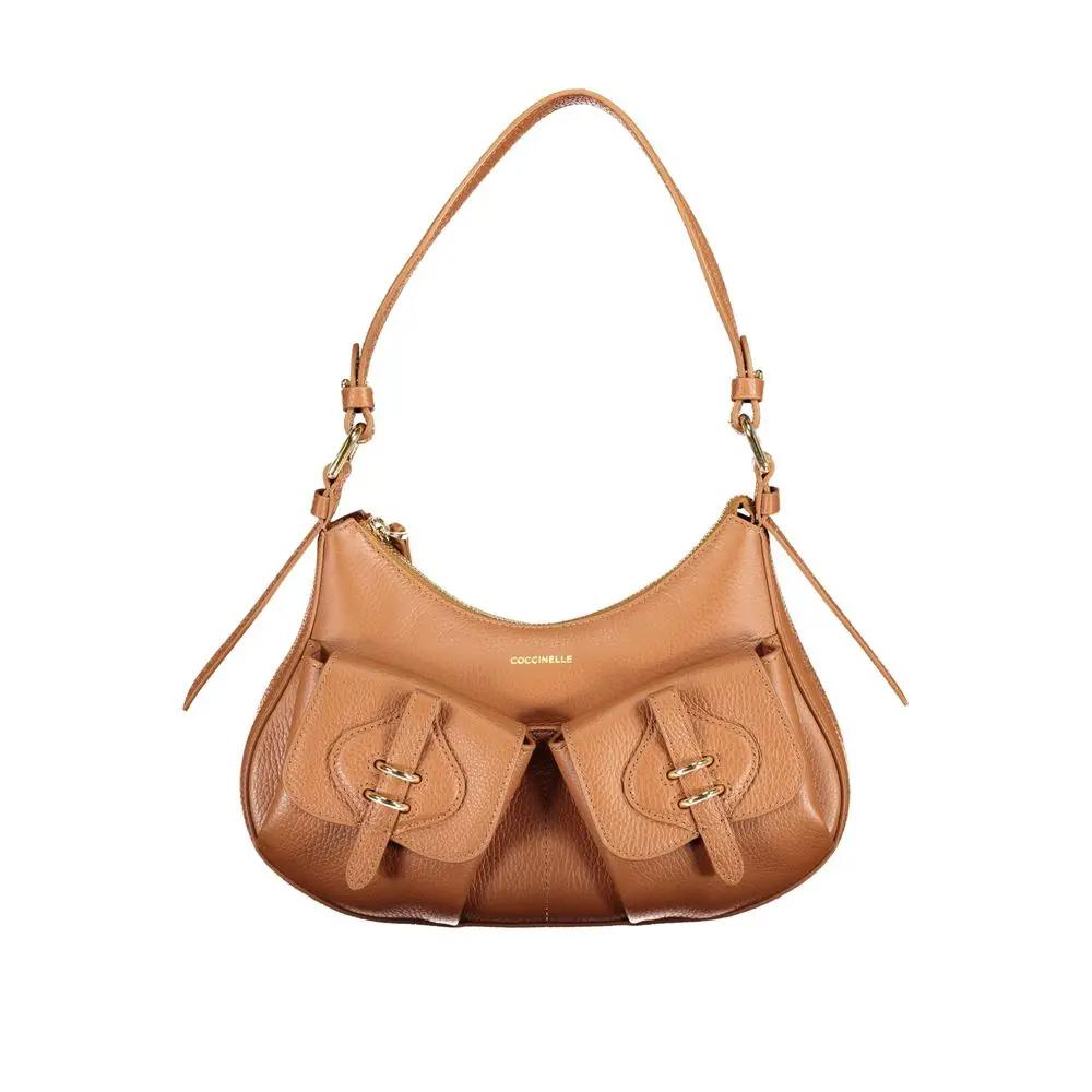 Coccinelle Brown Leather Handbag