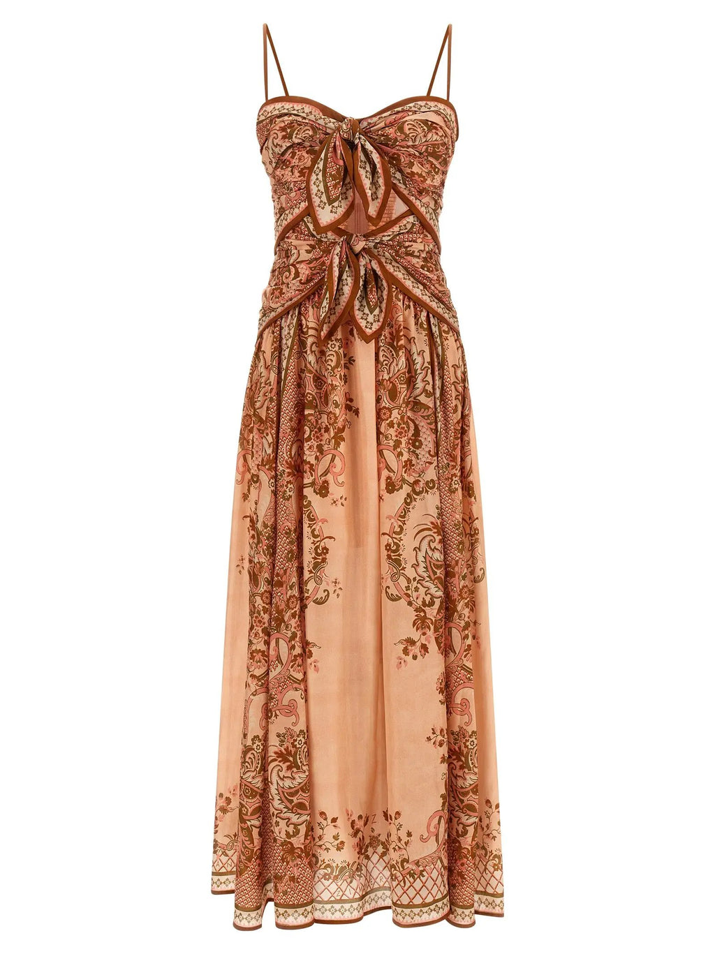 Zimmermann Multicolor Silk Midi Dress