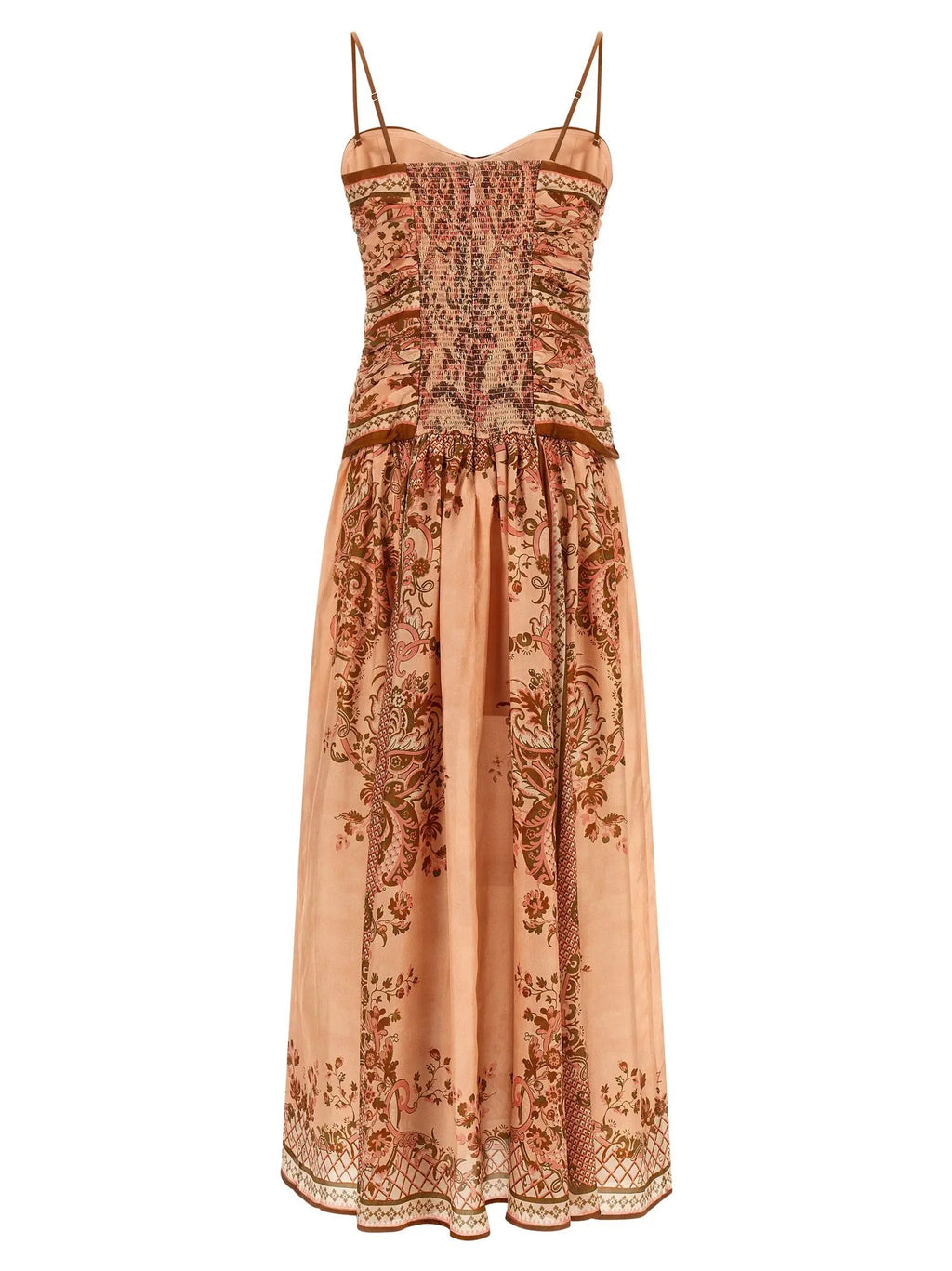 Zimmermann Multicolor Silk Midi Dress