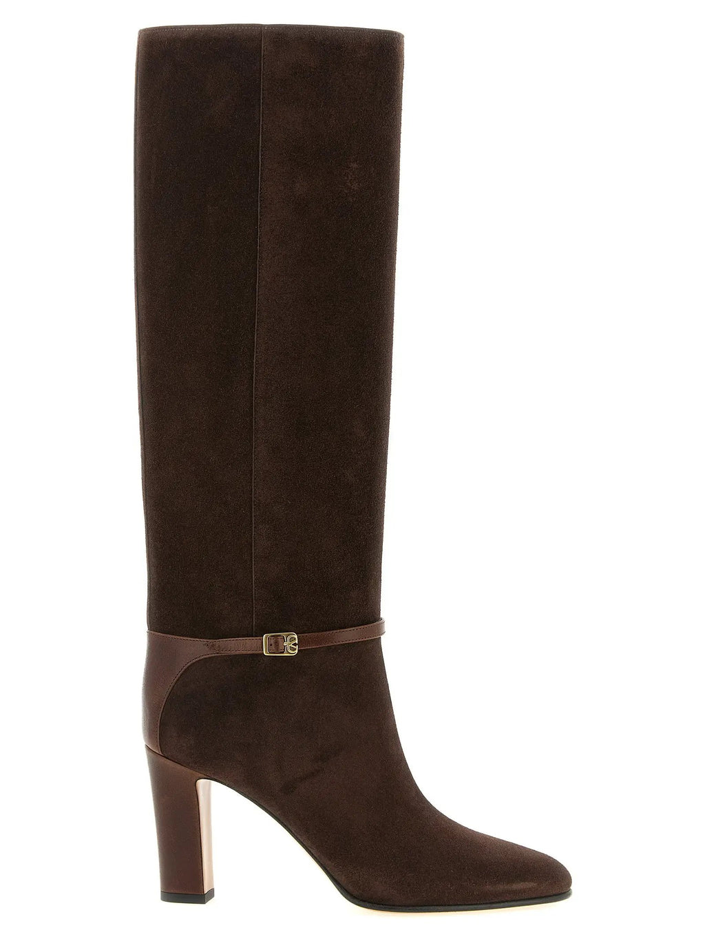 Valentino Garavani Brown Calfskin Over The Knee