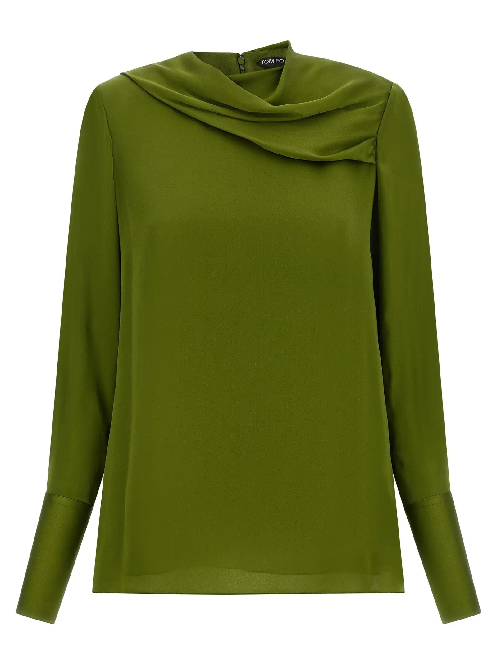 Tom Ford Bicolor Silk Blouse