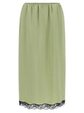 Twinset Bicolor Marabou Midi Skirt