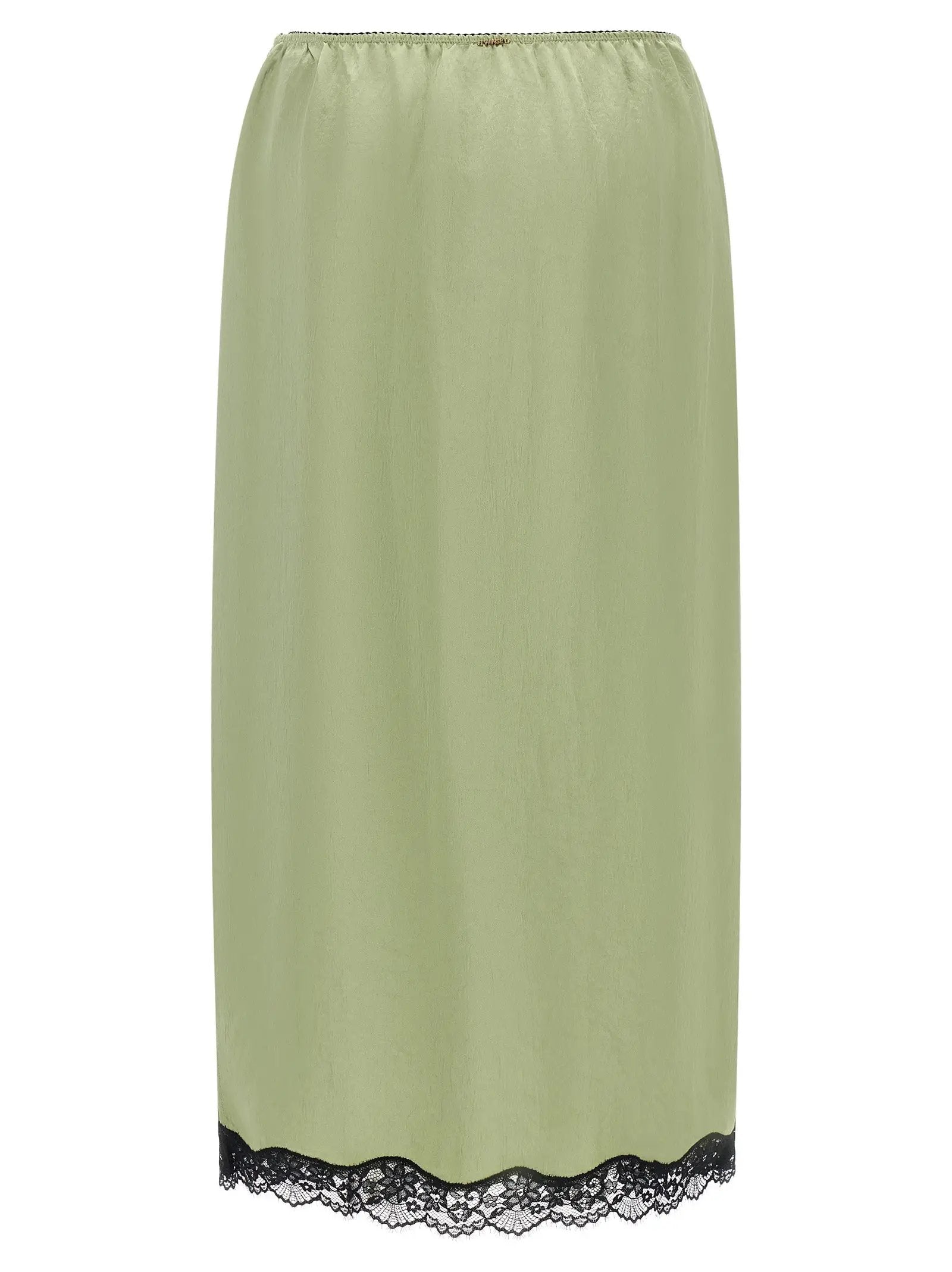 Twinset Bicolor Marabou Midi Skirt