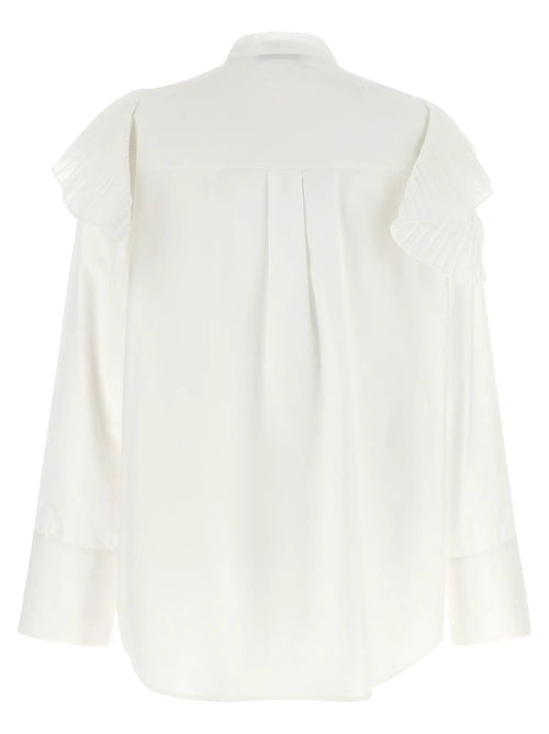 Chemisier en coton blanc Alberta Ferretti