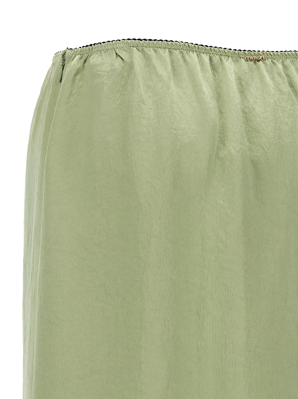 Twinset Bicolor Marabou Midi Skirt