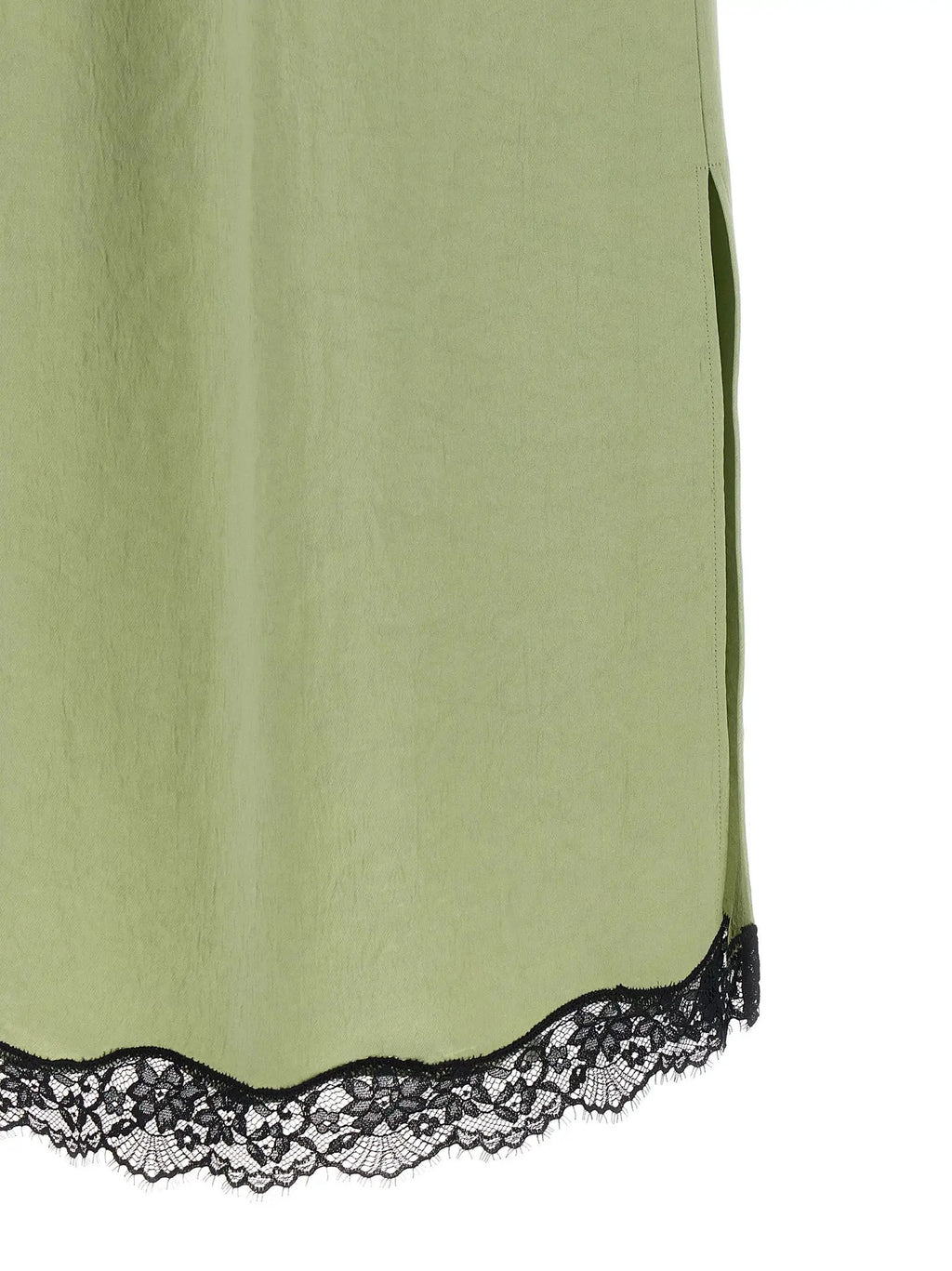 Twinset Bicolor Marabou Midi Skirt