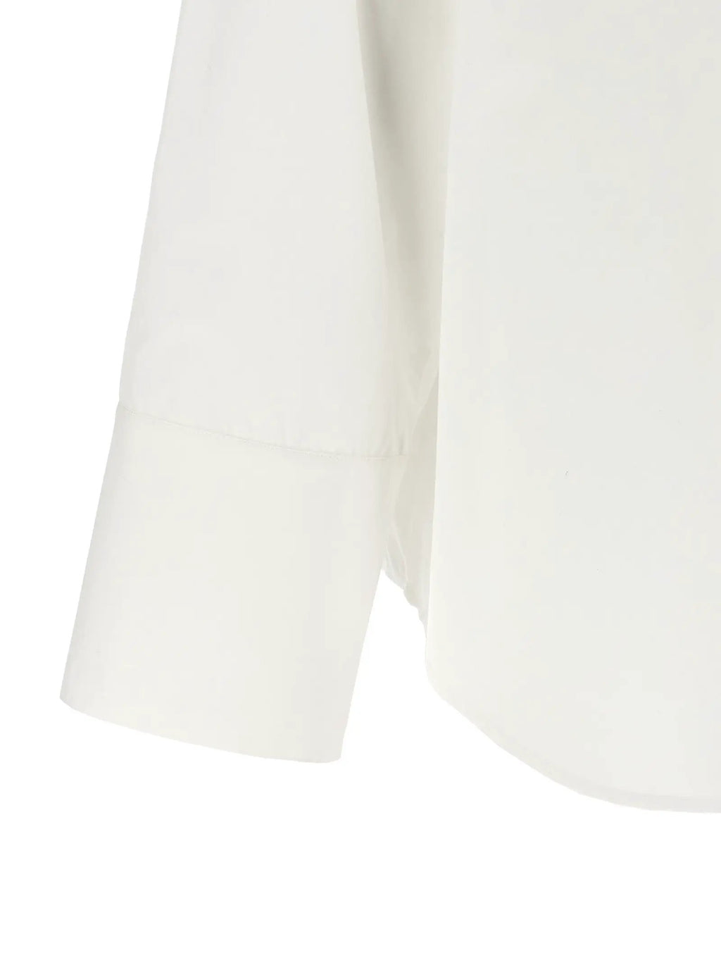 Alberta Ferretti White Cotton Blouse