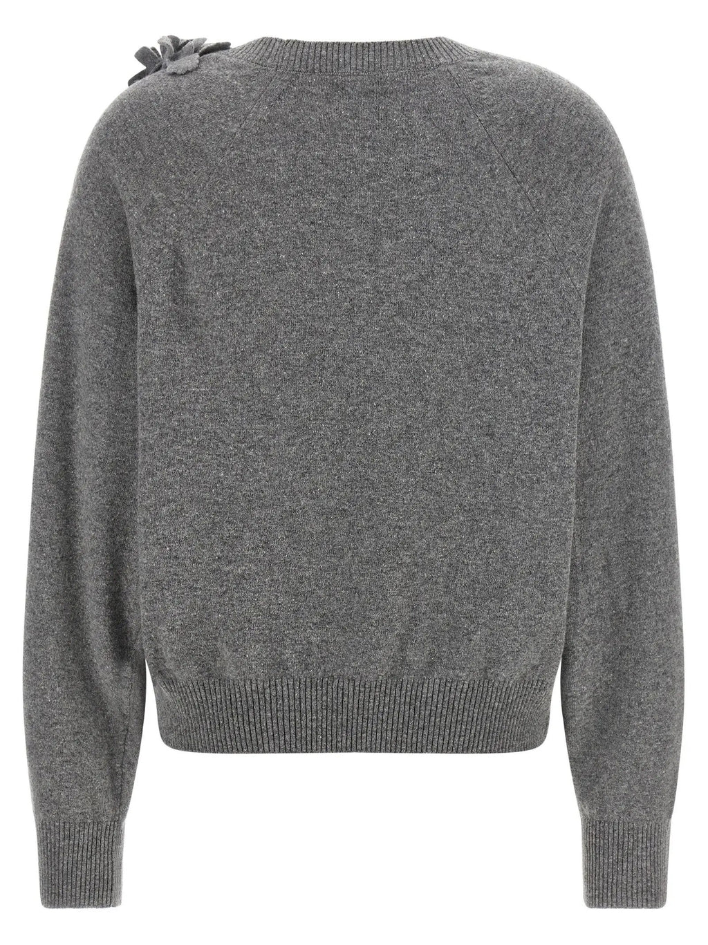 Alberta Ferretti Gray Virgin Wool Cardigan