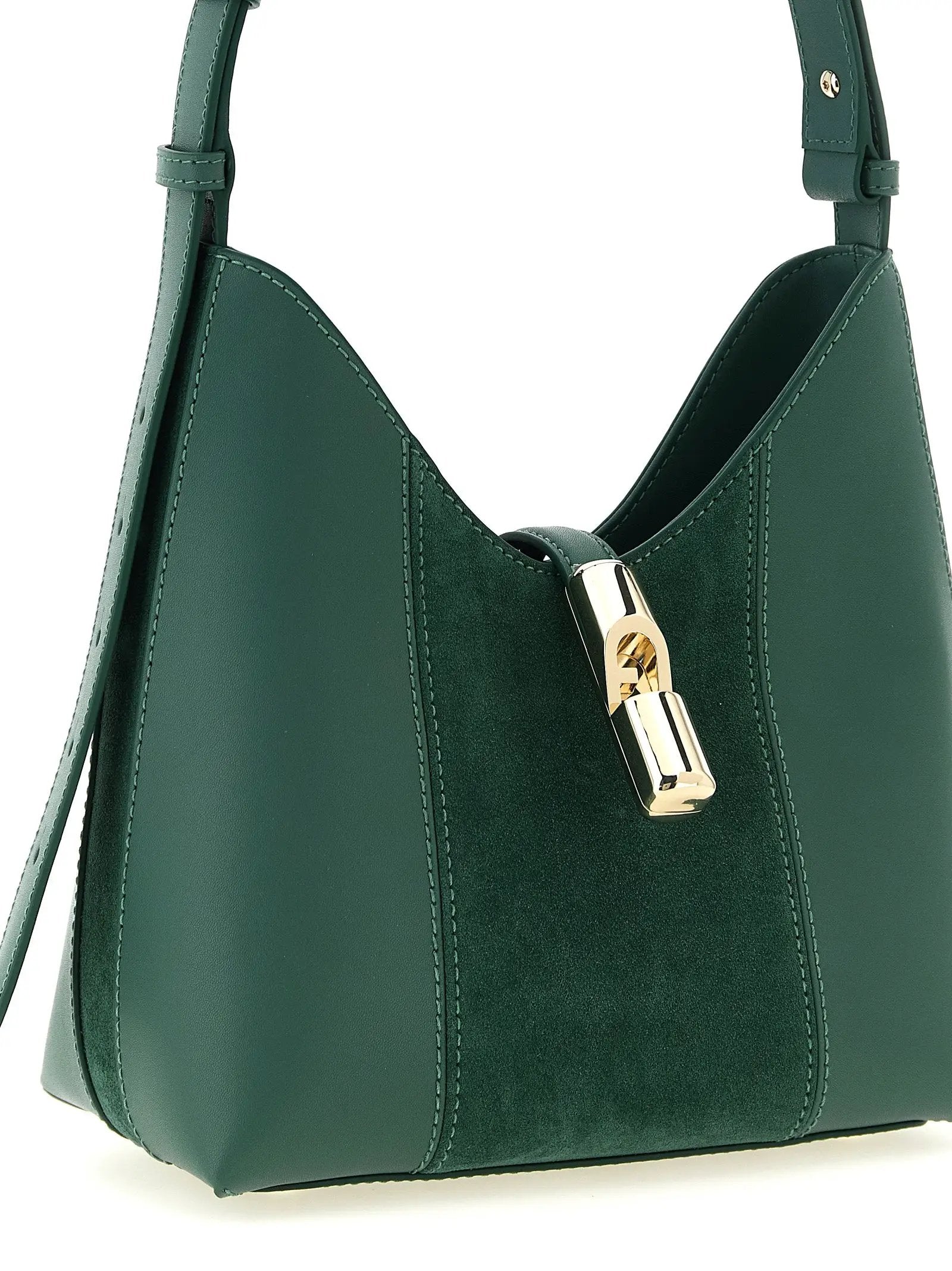 Furla Bicolor Calfskin Shoulder Bag