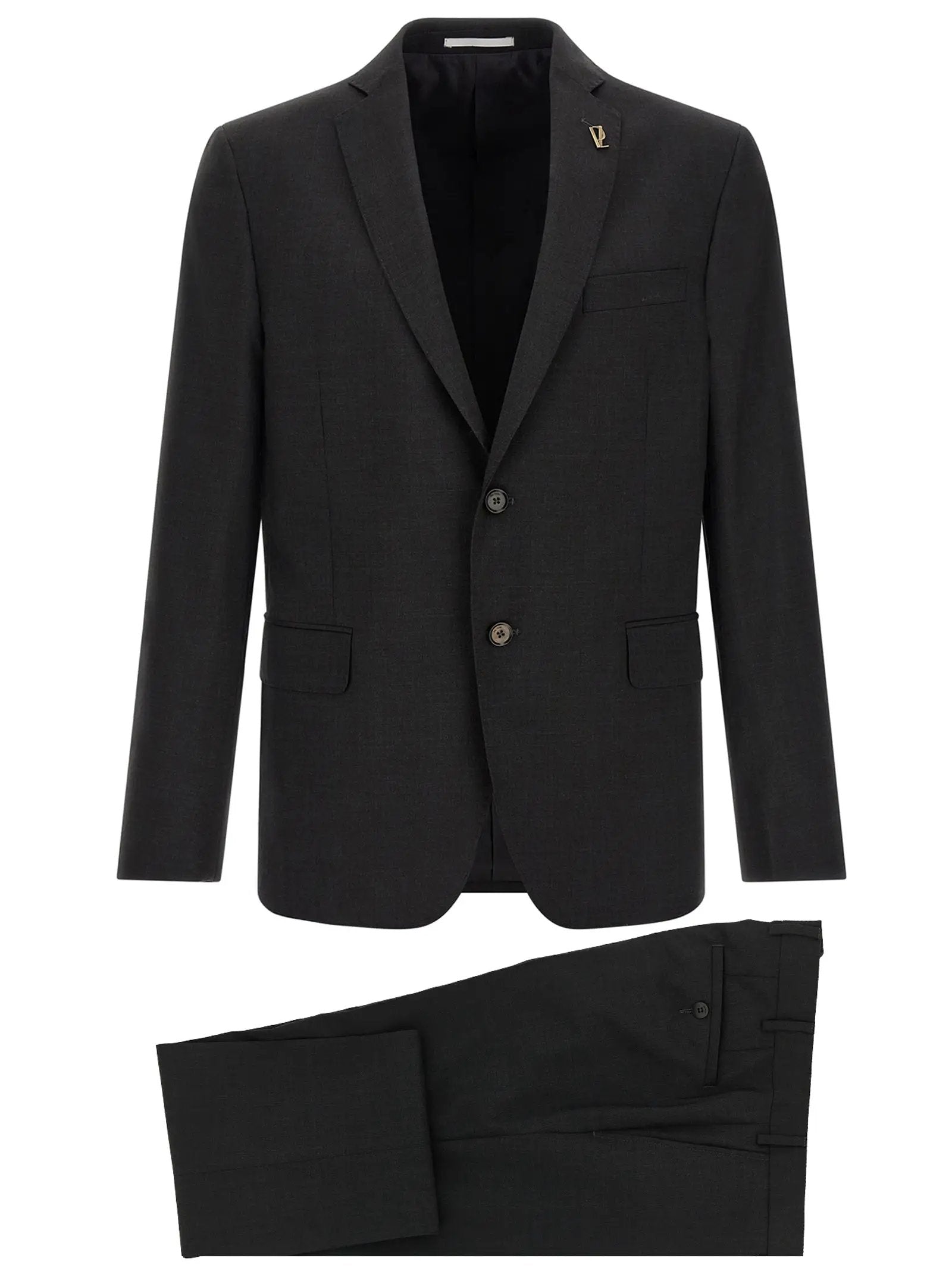 Pal Zileri Gray Wool Two-Piece Suit