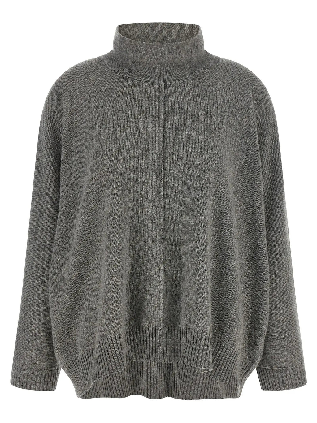 Alberta Ferretti Gray Cashmere Cardigan
