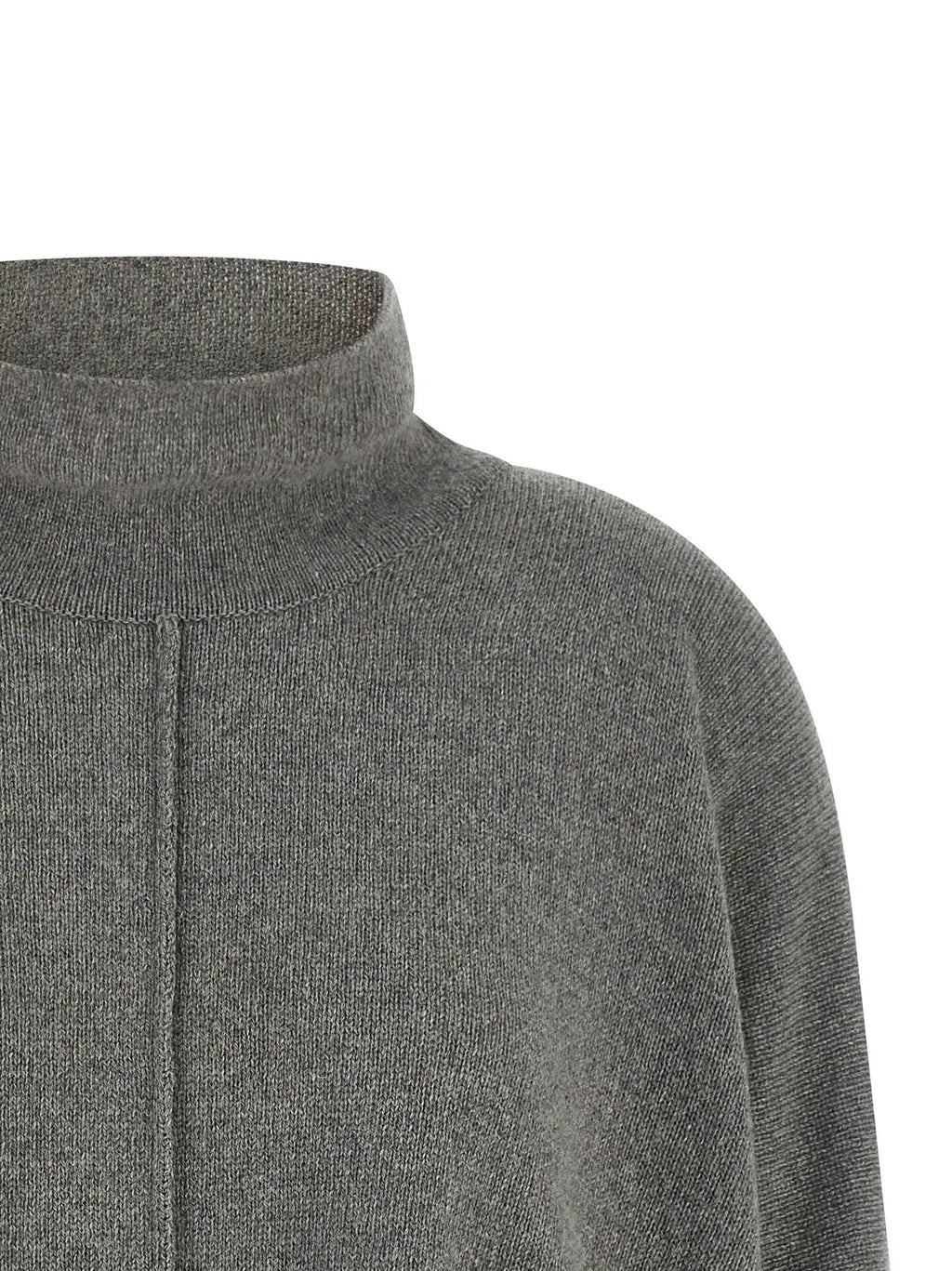 Alberta Ferretti Gray Cashmere Cardigan