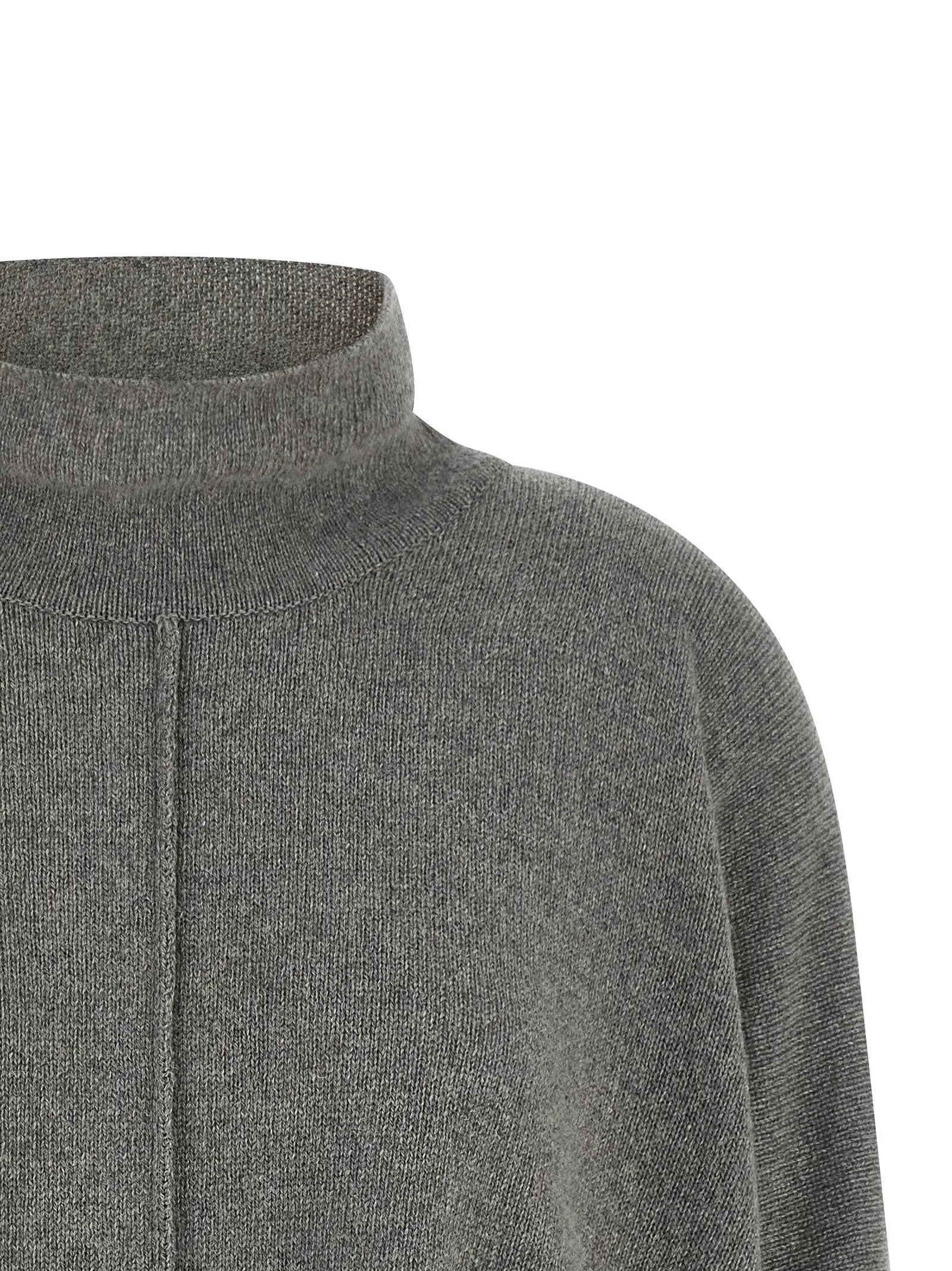 Alberta Ferretti Gray Cashmere Cardigan