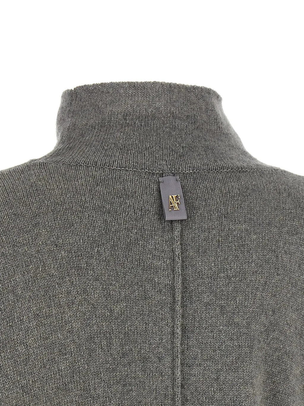 Alberta Ferretti Gray Cashmere Cardigan