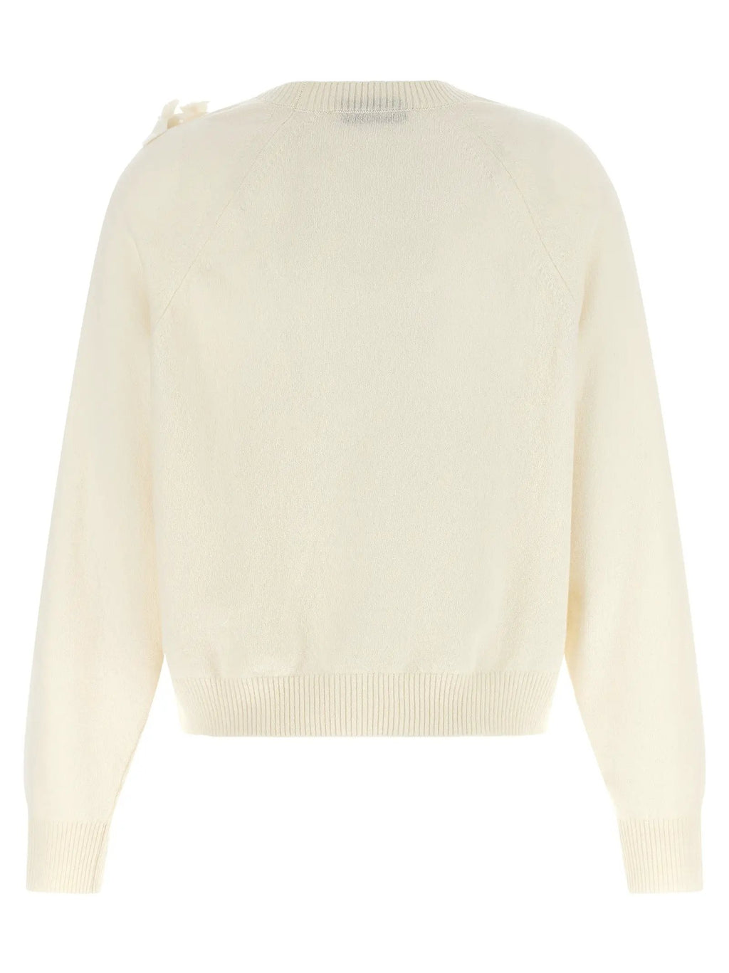 Alberta Ferretti White Virgin Wool Cardigan