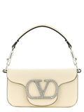 Valentino Garavani White Calfskin Shoulder Bag