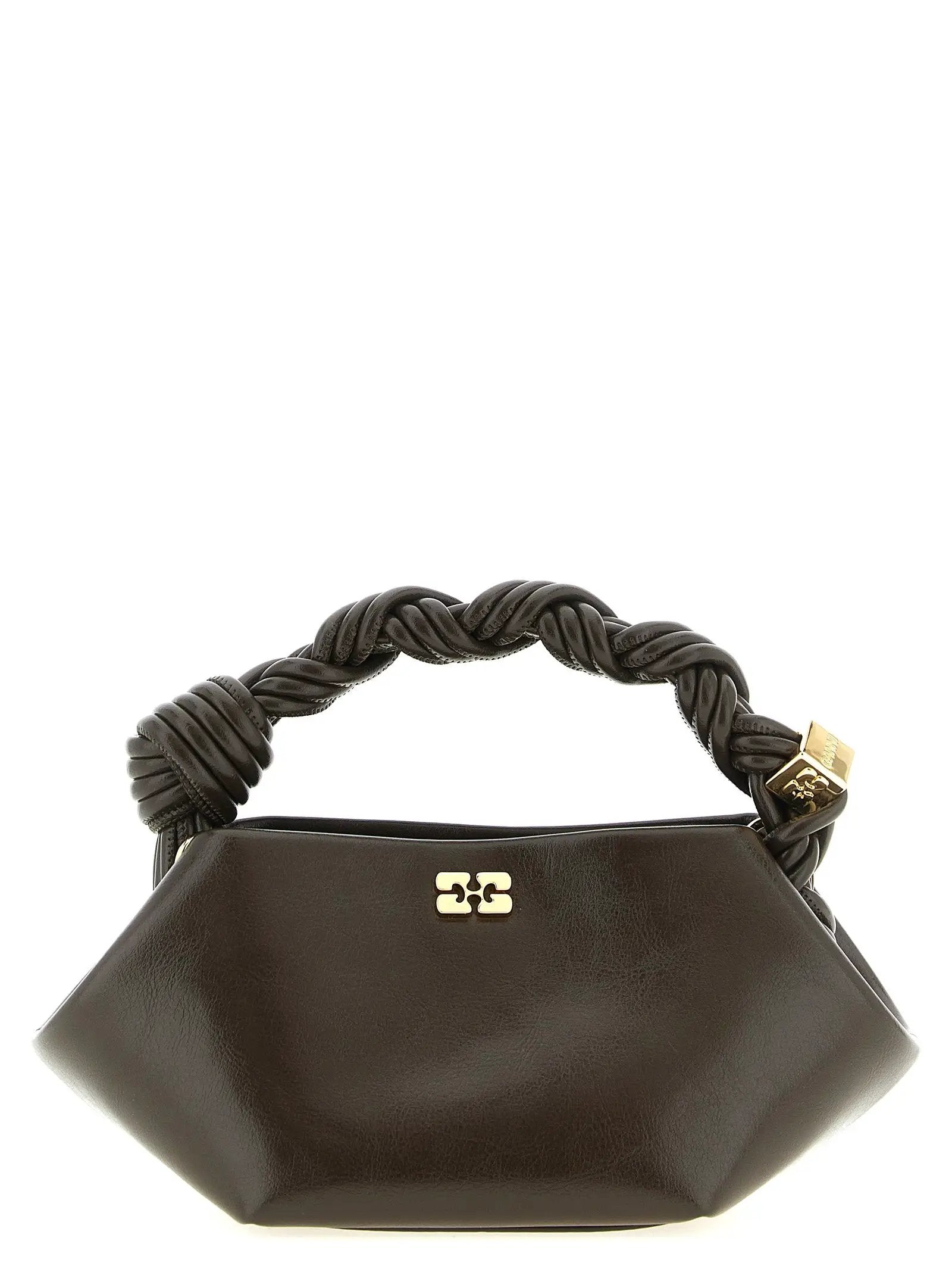 Ganni Brown Polyethylene Handbag