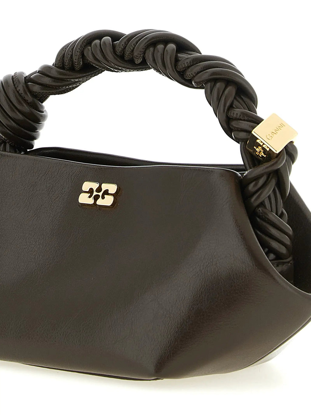 Ganni Brown Polyethylene Handbag