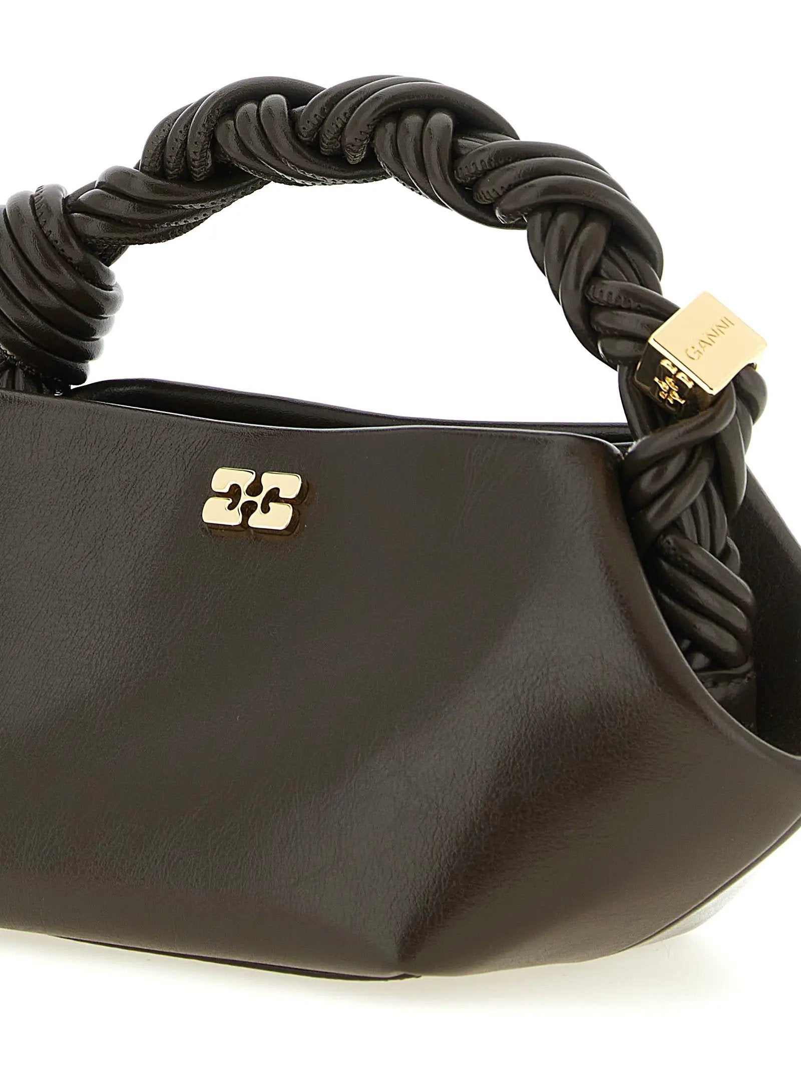 Ganni Brown Polyethylene Handbag