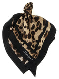 Dolce & Gabbana Brown Silk Scarf