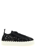 Chloé Black Polyamide Low Top Sneakers