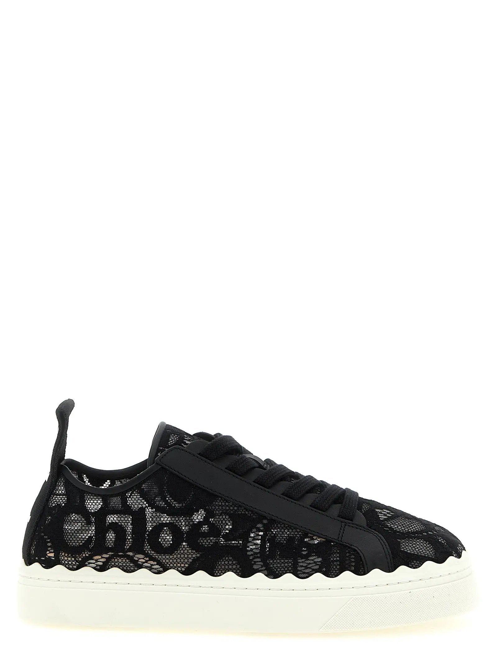 Chloé Black Polyamide Low Top Sneakers