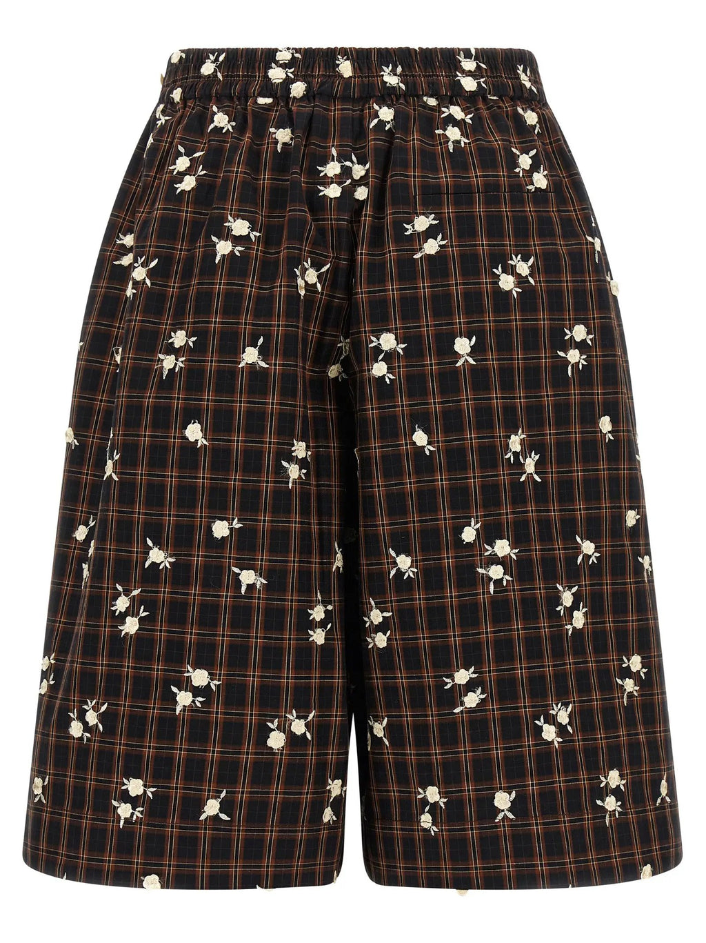 Ganni Brown Organic Cotton Bermuda Shorts