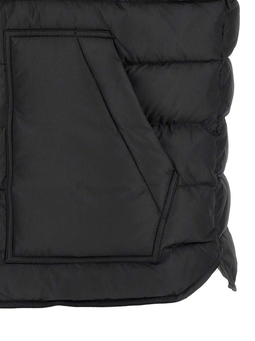 Dolce & Gabbana Black Polyester Sleeveless Jacket