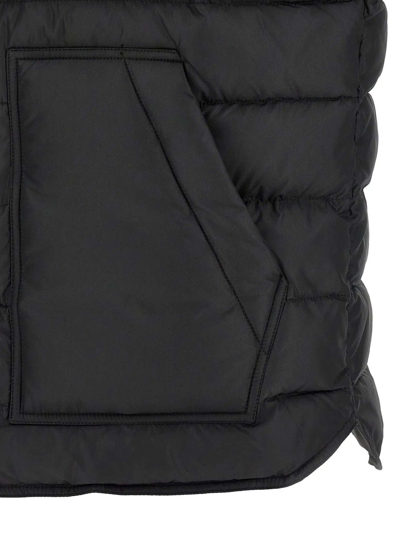 Dolce & Gabbana Black Polyester Sleeveless Jacket