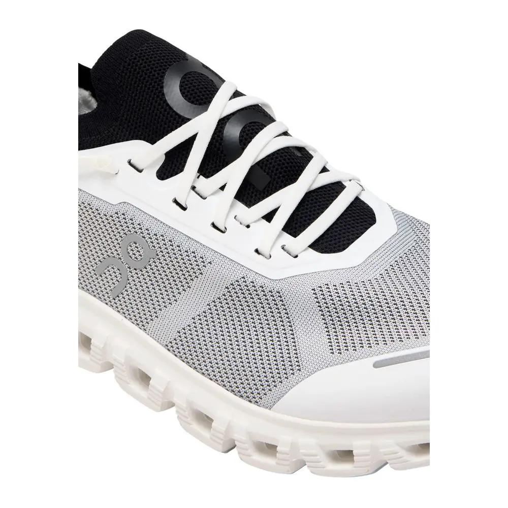 On Running Black And White Synthetic Athletic Sneakers