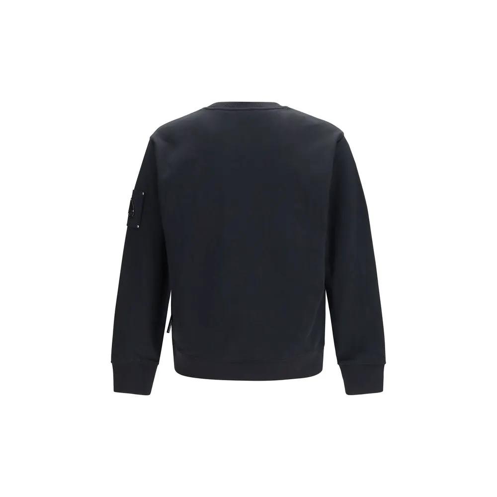 Moose Knuckles Black Cotton Sweatshirt