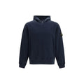 Stone Island Blue Cotton Sweatshirt