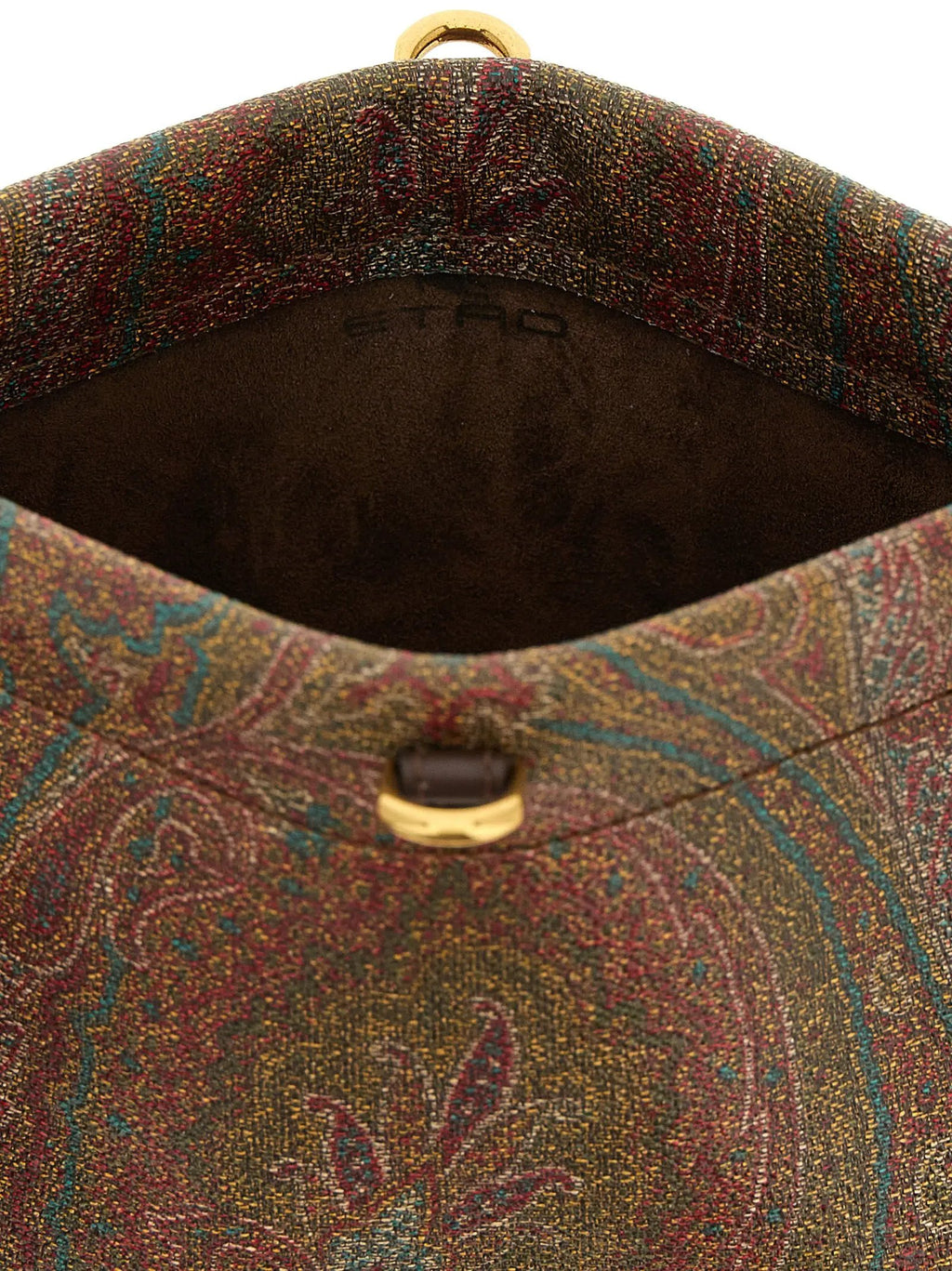 Etro Brown Pvc Clutch Bag