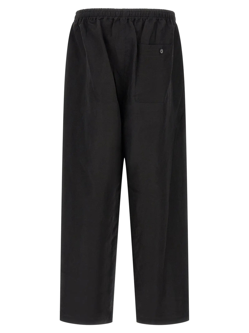 Lemaire Black Linen Casual Pants