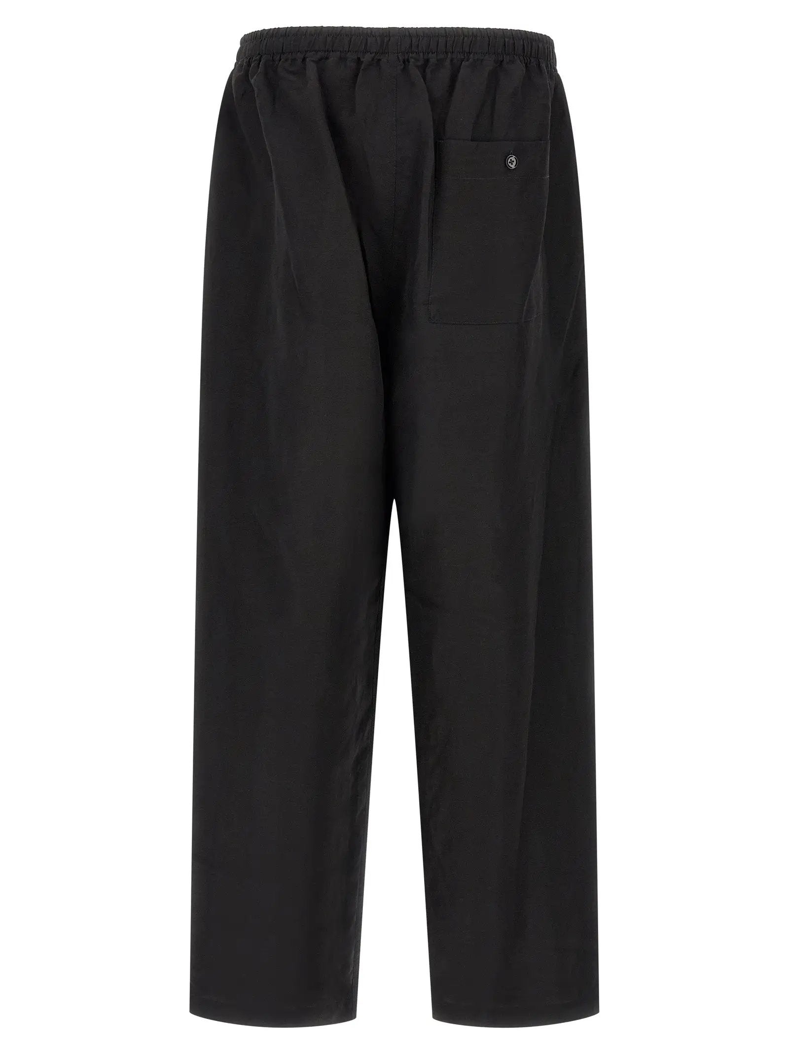 Lemaire Black Linen Casual Pants