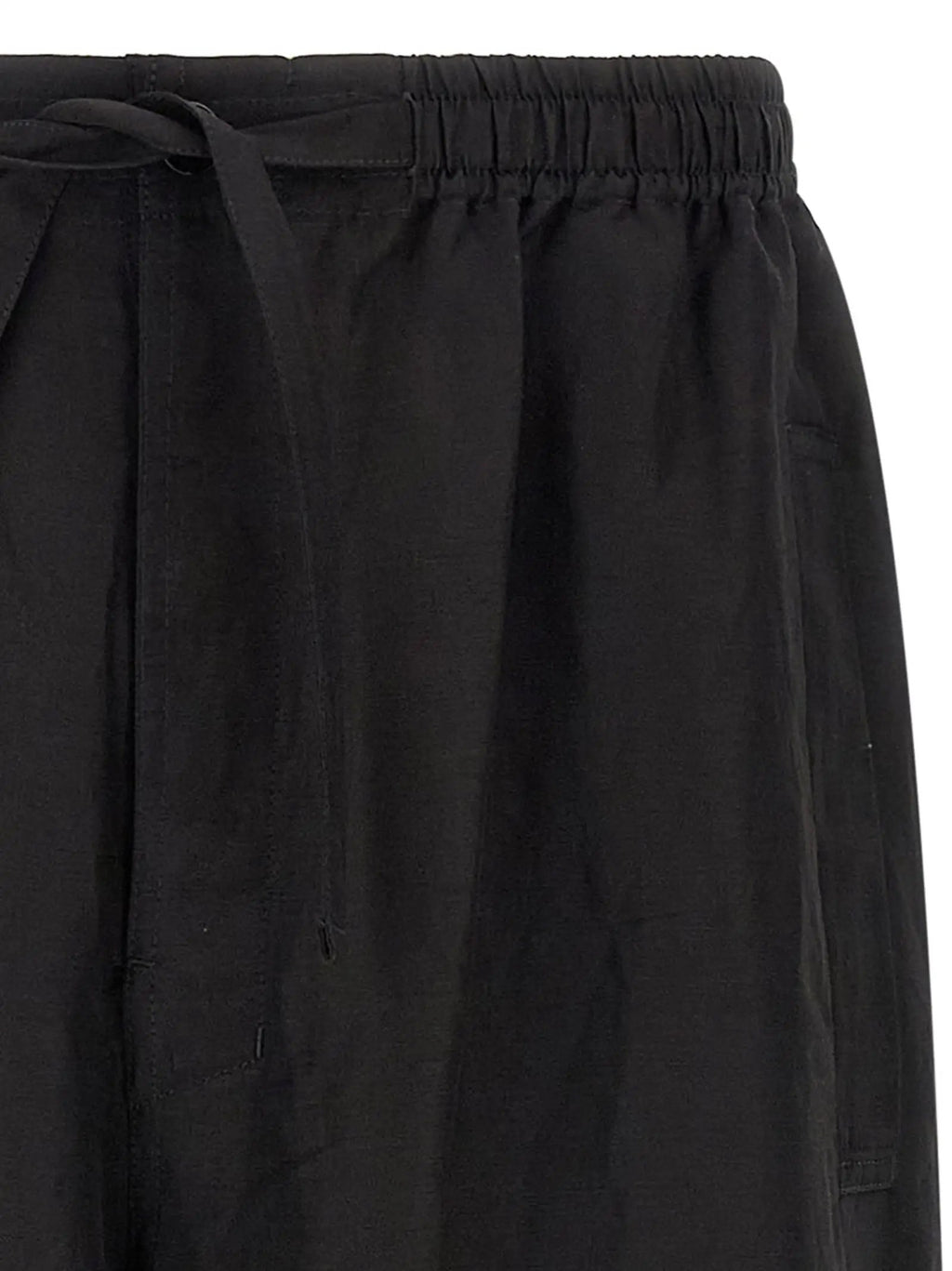 Lemaire Black Linen Casual Pants