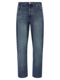 A.P.C. Blue Cotton Straight-Leg Jeans